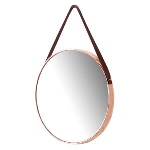 Oglinda cupru ø45cm Mirror Wall Portrait Copper | INVICTA INTERIOR