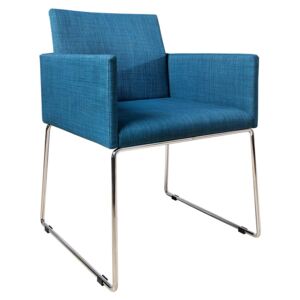 Scaun albastru Chair Livorno Blue | INVICTA INTERIOR
