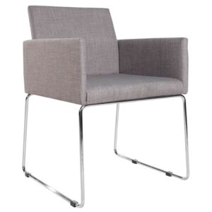 Scaun gri Chair Livorno Grey | INVICTA INTERIOR