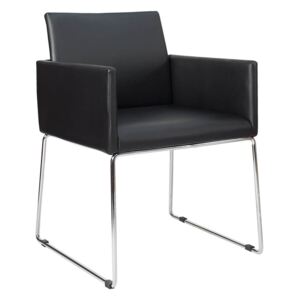 Scaun negru antracit Chair Livorno Black Anthracite | INVICTA INTERIOR