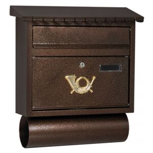 SLI 5 cutie poștală Arămie antichizată
