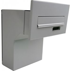 S9 cutie poştală pentru garduri zidite de culoare argintie