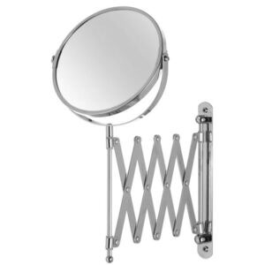 Oglinda cosmetica argintie pentru perete din metal 18,5x35 cm Avi Unimasa