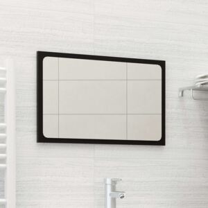 Oglindă de baie, negru, 60x1,5x37 cm, PAL