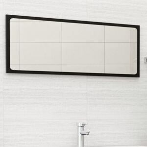 Oglindă de baie, negru, 100x1,5x37 cm, PAL