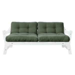 Canapea extensibilă Karup Design Step White, verde