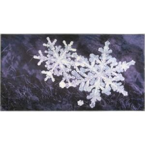 Covor Vitaus Big Snowflakes, 50 x 80 cm