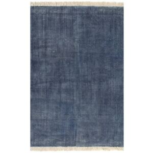 Koohashop Covor Kilim, albastru, 120 x 180 cm, bumbac