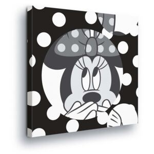 Tablou - Disney Black and White Minnie Mouse 40x40 cm