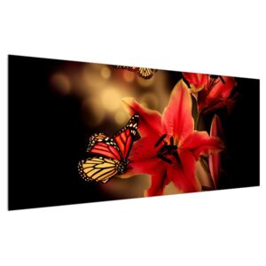 Tablou cu crin și fluture (Modern tablou, K011264K12050)