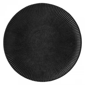 Farfurie neagra din ceramica 23 cm Bloomingville