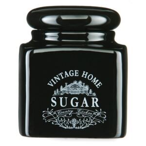 Recipient pentru zahăr Premier Housewares Vintage Home, negru