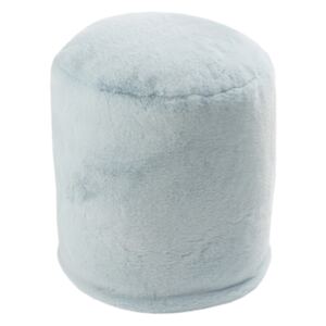 Puf Round, Textil, Albastru, 45x45x45 cm