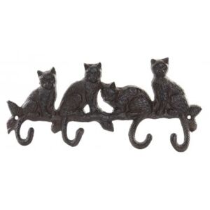 Cuier metalic CATS, 29x3x16 cm