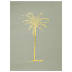 Poster verde palmier 40x30 cm Bloomingville