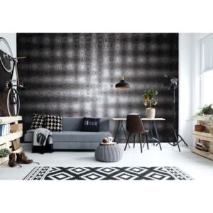 Fototapet - Modern Black And White Abstract Design Vliesová tapeta - 416x254 cm