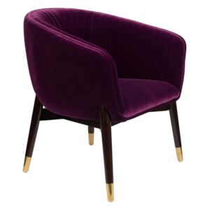 Fotoliu lounge catifea violet Dolly Lounge Chair Purple
