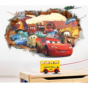 Sticker perete Cars 3D Disney 70 x 50 cm
