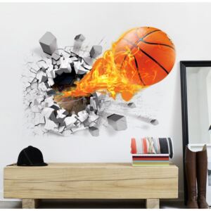 Sticker perete Basket Ball 3D 50 x 70 cm
