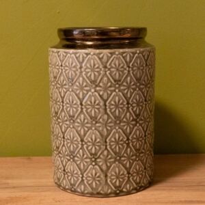 Vaza ceramica 26 cm verde