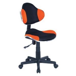 Scaun de birou copii portocaliu/negru Q-G2