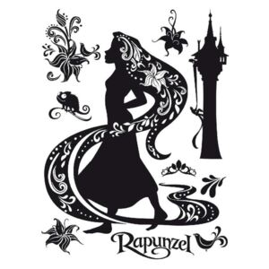 AG Design Rapunzel - autocolant de perete 65x85 cm