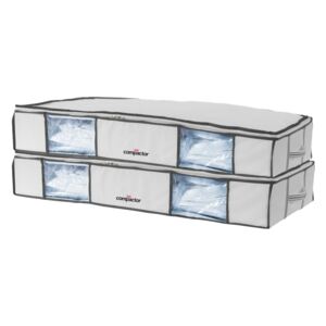 Set 2 cutii cu vid pentru depozitare sub pat Compactor XLarge, 105 x 15,5 cm