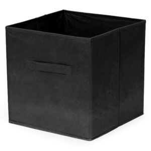 Cutie pliabilă de depozitare Compactor Cardboard Box, negru