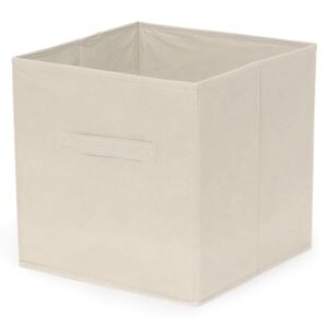 Cutie pliabilă de depozitare Compactor Cardboard Box, crem