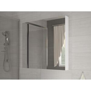 Dulap de perete pentru baie Della 60 Alb + oglindă
