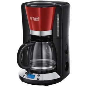 Cafetiera Russell Hobbs Colours Plus+ Red 24031-56, 1100 W, 1.25 L, Tehnologie WhirlTech, Rosu Negru