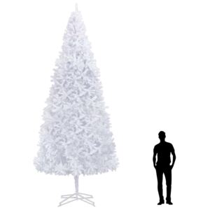 Brad de Crăciun artificial, alb, 500 cm