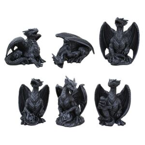 Statueta Dragon negru