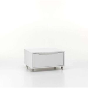 Comodă cu sertar Belsk, 32x45x60 cm, melamină/ mdf, alb