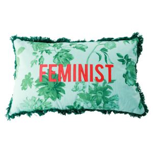 Perna decorativa, Feminist, 50 x 30 cm