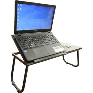 Masa stand laptop, Tech Homs, negru, 30x65x28 cm