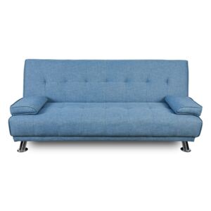 Canapea extensibilă Nicoleta cu husă textilă bleu