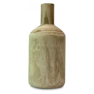 Vaza crem din lemn 40 cm Lyna Opjet Paris