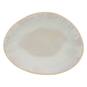 Farfurie pentru desert din gresie ceramică Costa Nova Brisa, alb