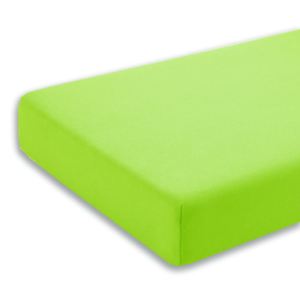 Cearceaf verde cu elastic pentru saltea 60 x 120 cm