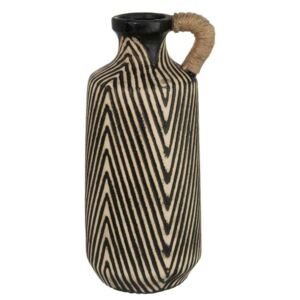 Zebra Vaza decorativa, Ceramica, Maro