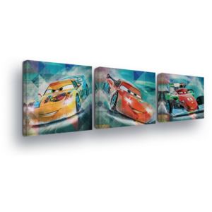 Tablou - Disney Cars Trio II 3 x 25x25 cm