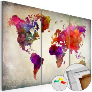 Tablou din plută - Mosaic of Colours 60x40 cm