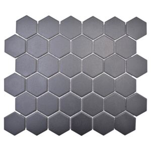 Mozaic HX AT59 hexagon uni negru 32,5x28,1 cm