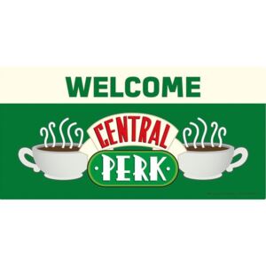 Friends - Welcome to Central Perk Placă metalică, (60 x 30 cm)