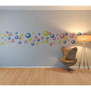 GLIX Spring bubbles - autocolant de perete 3 x 50 x 70 cm Varianta č. 4