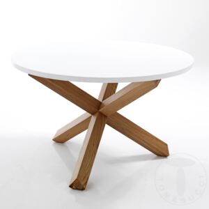 Masa din lemn round fix table FRISIA