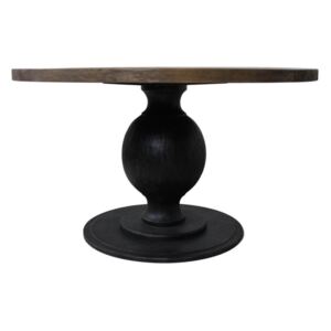 Blat rotund din lemn de tec pentru masă HSM collection, ⌀ 130 cm