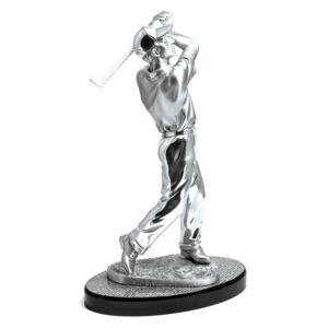 Statueta argint Jucator de golf