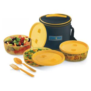 Set Lunch Box PRIDE Thermo 6 piese Galben